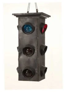 William Potts’ 4-way signal from 1920, now on display at the Henry Ford Museum in Detroit, Michigan.