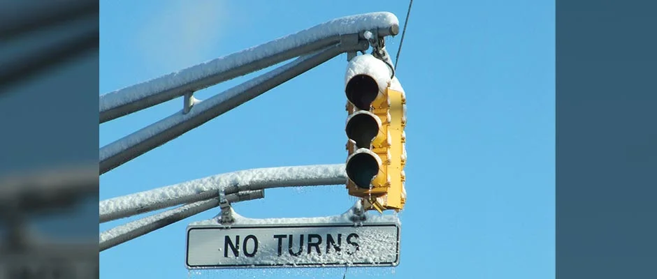 Snowy Signal Outage, Sparta, NJ
