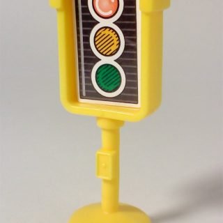 Fisher Price Little People  Two-sided plastic signal with sticker face