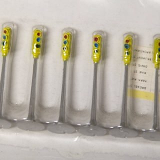 N-Guage signals, single-face  in package of six