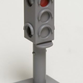 PlayMobile 1.2.3 manually-changed traffic light #60 65 1800 in grey from 6709 Police Car set - 1992-2009