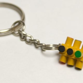4-way plastic keychain