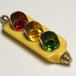 Pendant traffic light remnant