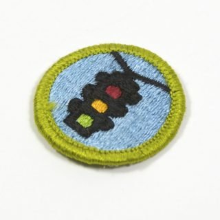 Boy Scouts merit badge for traffic safety