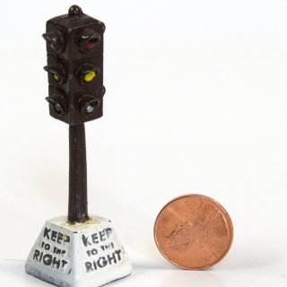 Authenticast Comet Metal Product Co, Inc. 4-way 3-light painted signal