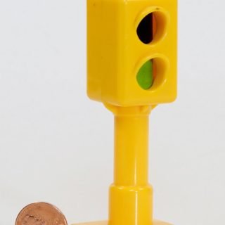 Fisher Price red and green indications roating action plastic traffic signal