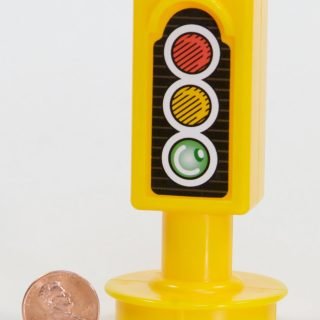 Fisher Price LIttle People Discovery Village plastic sticker face signal