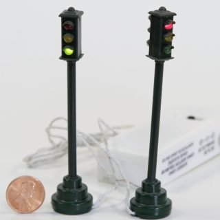 Christmas Village battery operated lighted signals