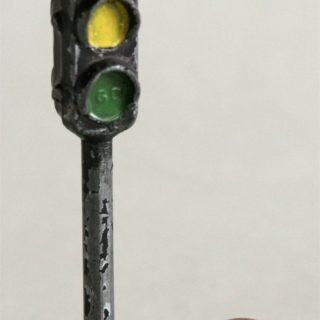 Cast iron or lead 1-sided signal