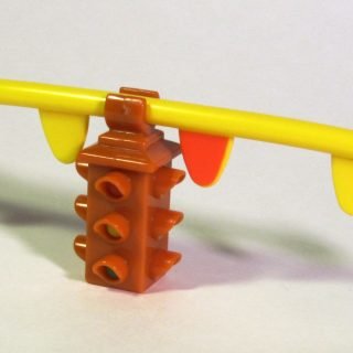 Hanging traffic light from Mega Bloks #7768 Tow Mater Gas Corner play set