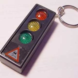 Noise and Lights traffic light keychain