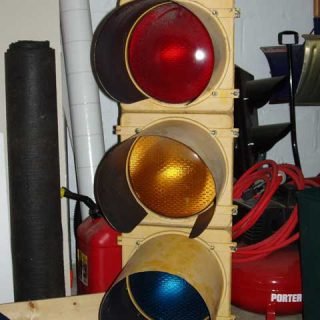 Crouse-Hinds Type R 12-inch aluminum signal, 1980s/1990s