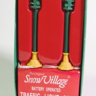 Department 56 Snow Village traffic light set #5500-0