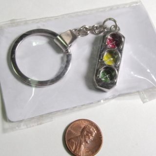 Keychain with painted lenses, 2015