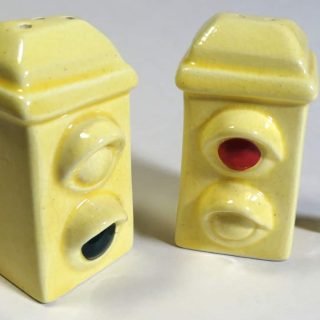 Ceramic salt and pepper shakers