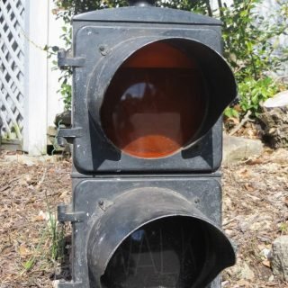 Eaglelux Wait-Walk pedestrian signal from the 1940s Eaglelux Wait-Walk pedestrian signal from the 1940s