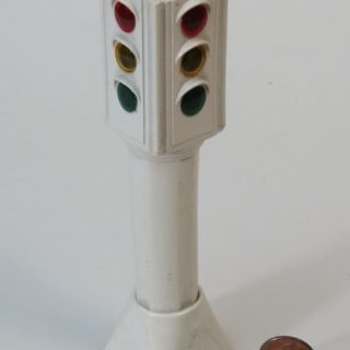 White 4-way signal from Keystone Traffic Outfit playset, 1949-1950