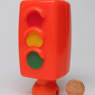 Fisher Price Pop-Onz orange traffic light