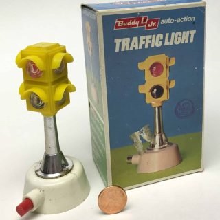 Buddy L push button 2-section traffic light
