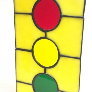 Large stanied glass sun catcher