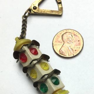 Russian 4-way traffic signal keychain