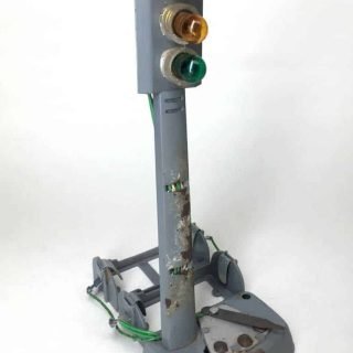 Photo of a Small Educational Aluminum Traffic Signal Kit from early 1980s