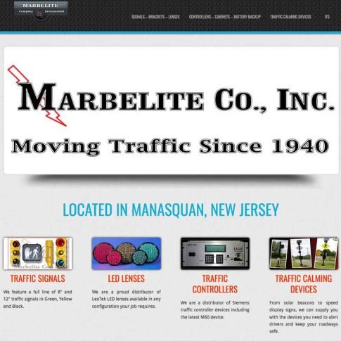 Marbelite - New Jersey-based traffic signal and equipment manufacturer.