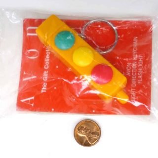 Avon Right Direction Keychain Flashlight Traffic Signal