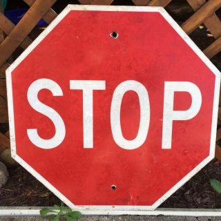 Photo of a 24" Stop Sign