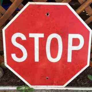 Photo of a 24" Stop Sign