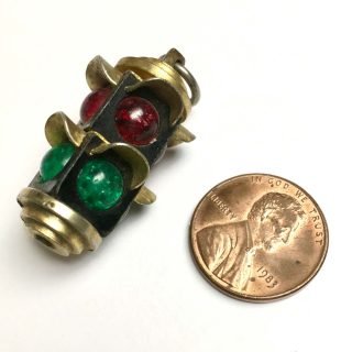 1970s Vintage Four Way Two Section Traffic Light Pendant