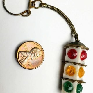 4-way Traffic Signal Keychain from France