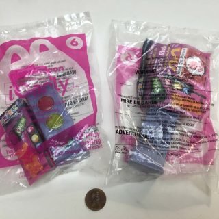 McDonald's Nickeoleon iCarly Happy Meal Toys in Packaging, 2011