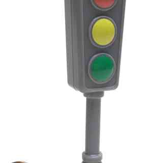 LEMAX FLASHING RAILWAY STOP LIGHT SIGNALS offers AND GAS STREET LAMP